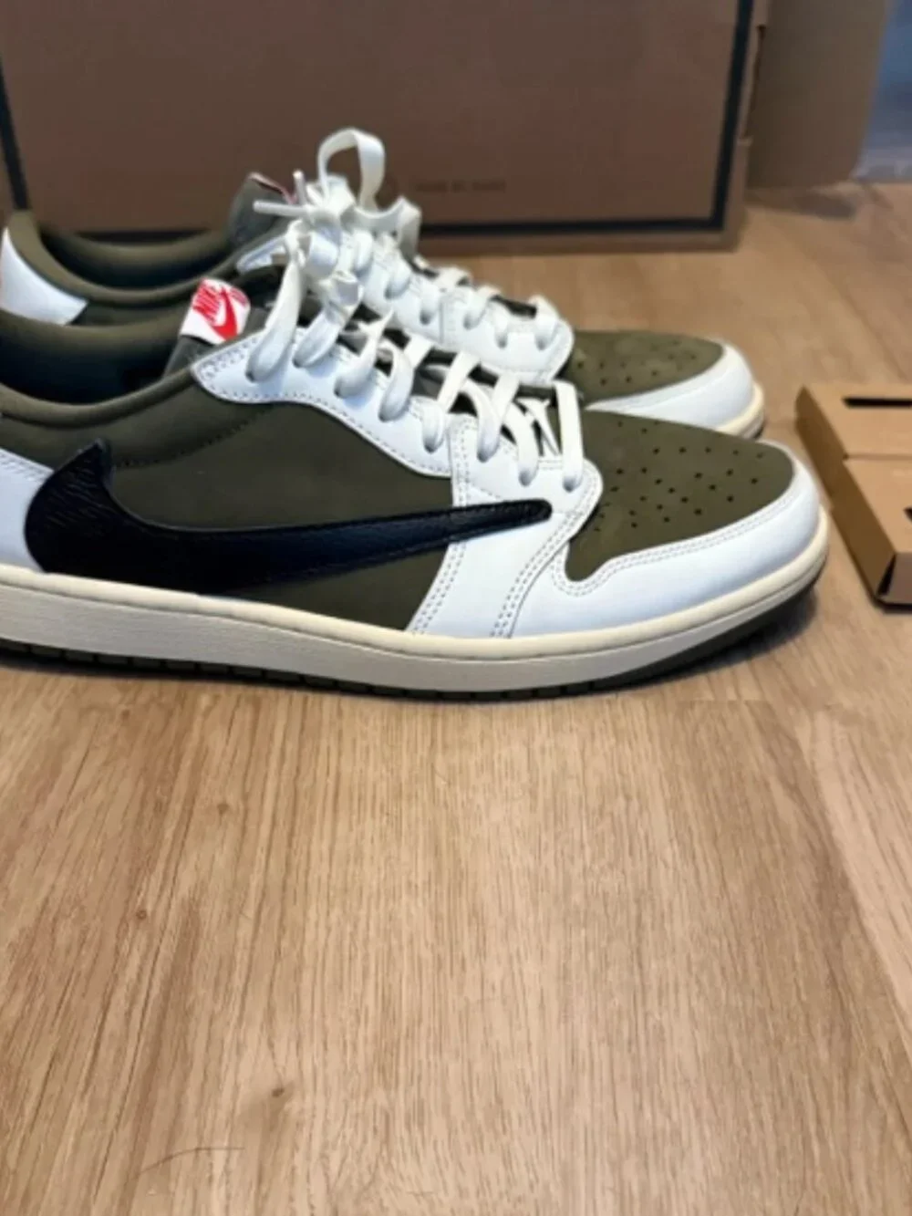 Travis Scott x Air Jordan 1 Low OG SP 'Reverse Olive Medium Olive'